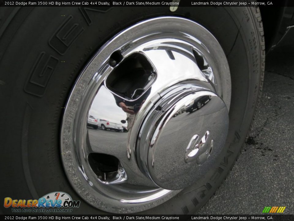 2012 Dodge Ram 3500 HD Big Horn Crew Cab 4x4 Dually Black / Dark Slate/Medium Graystone Photo #5