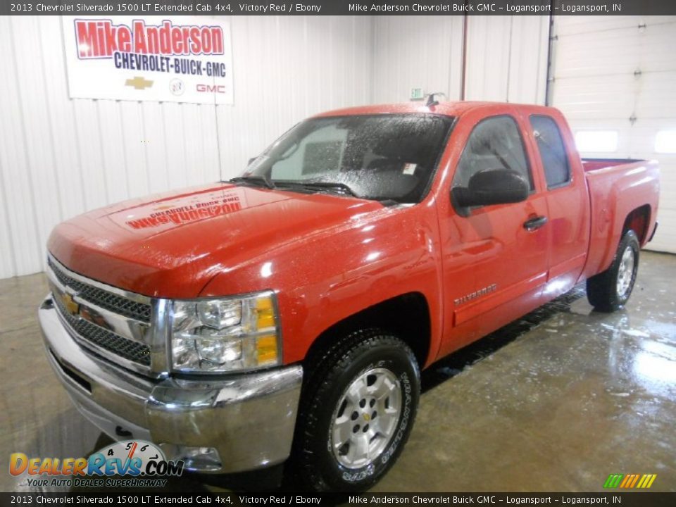 2013 Chevrolet Silverado 1500 LT Extended Cab 4x4 Victory Red / Ebony Photo #1