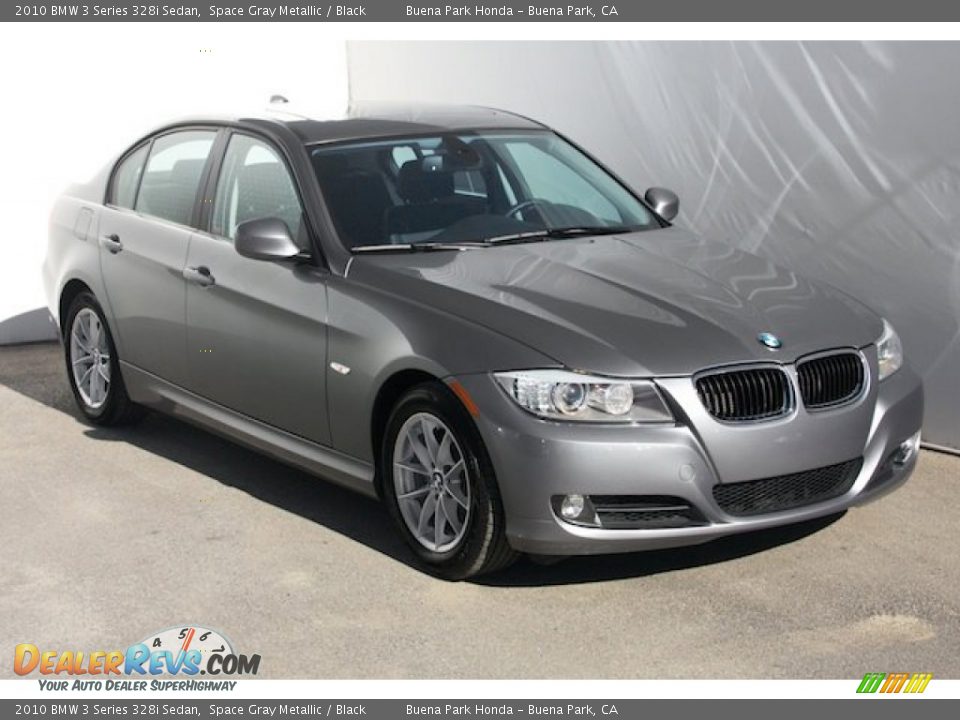 2010 BMW 3 Series 328i Sedan Space Gray Metallic / Black Photo #6