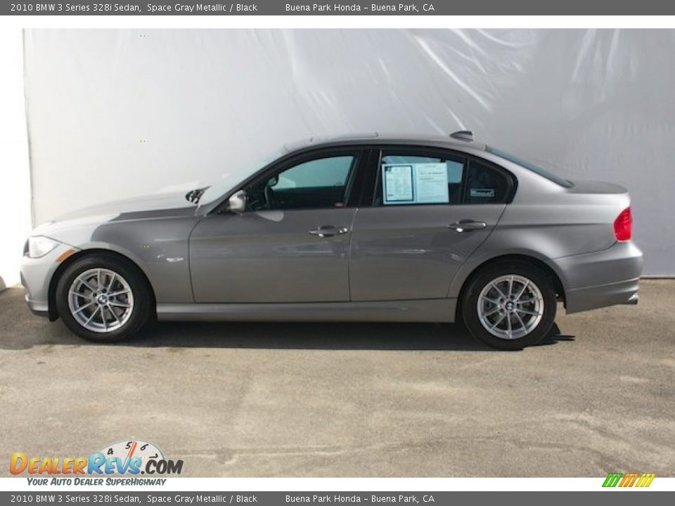 2010 BMW 3 Series 328i Sedan Space Gray Metallic / Black Photo #8