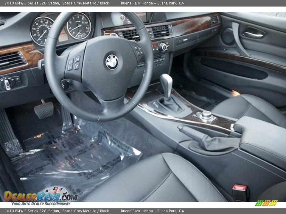 2010 BMW 3 Series 328i Sedan Space Gray Metallic / Black Photo #13