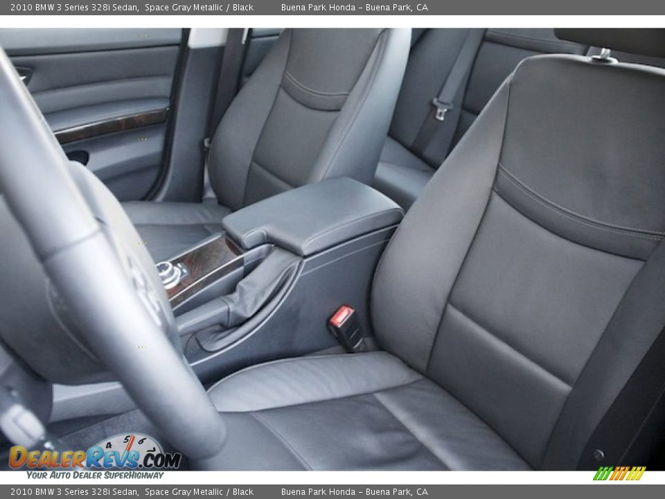 2010 BMW 3 Series 328i Sedan Space Gray Metallic / Black Photo #14