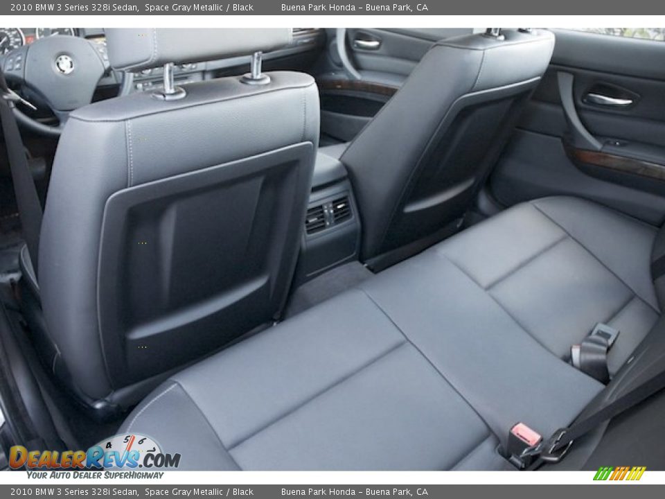 2010 BMW 3 Series 328i Sedan Space Gray Metallic / Black Photo #15