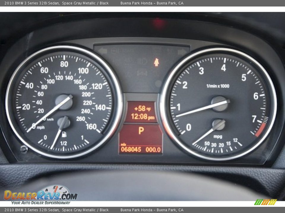 2010 BMW 3 Series 328i Sedan Space Gray Metallic / Black Photo #26