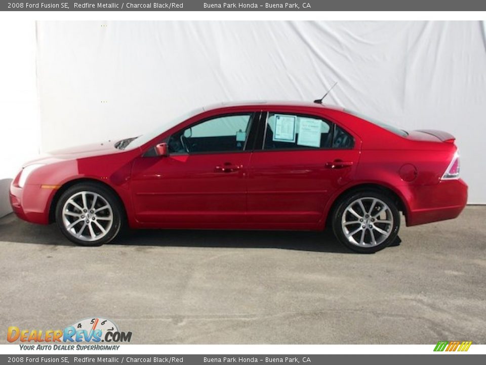 Redfire Metallic 2008 Ford Fusion SE Photo #8