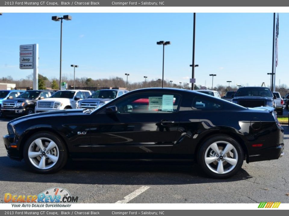 2013 Ford Mustang GT Coupe Black / Charcoal Black Photo #5