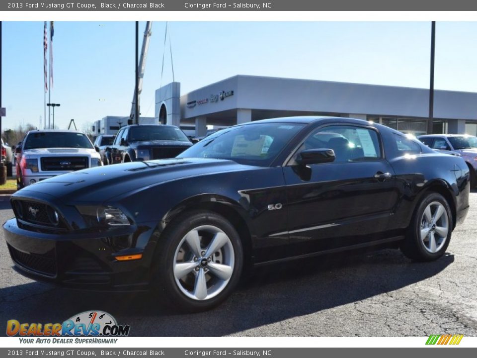 2013 Ford Mustang GT Coupe Black / Charcoal Black Photo #6