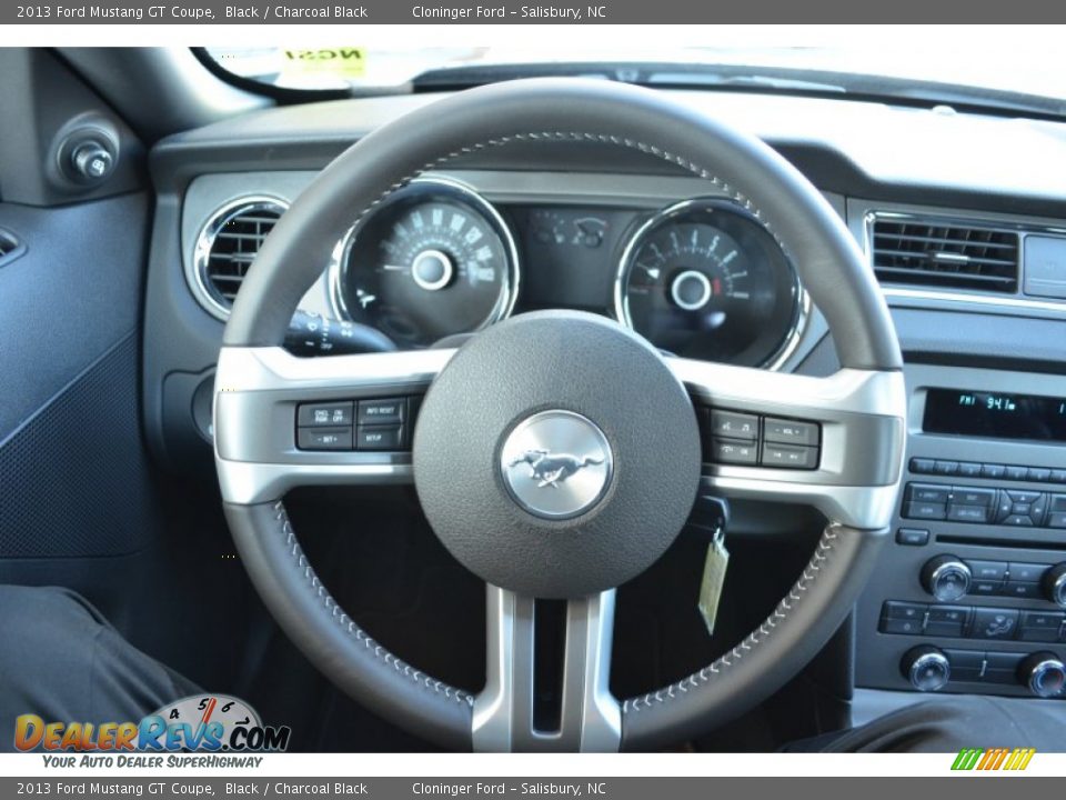 2013 Ford Mustang GT Coupe Black / Charcoal Black Photo #21