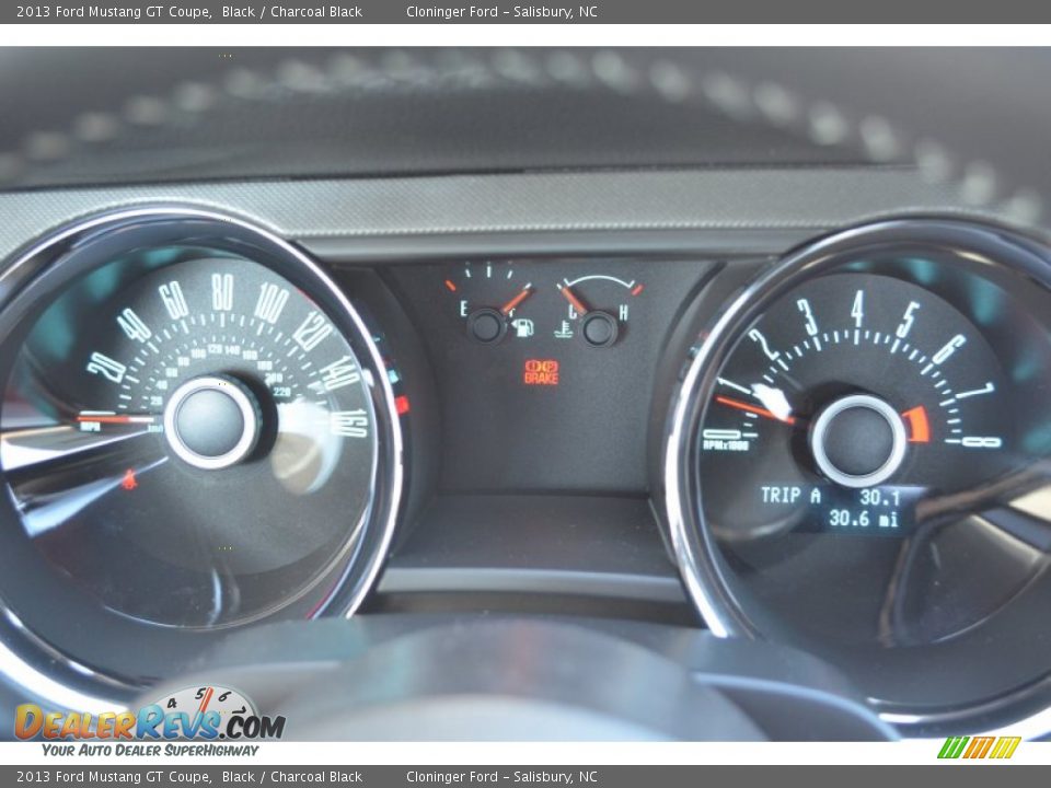 2013 Ford Mustang GT Coupe Black / Charcoal Black Photo #25