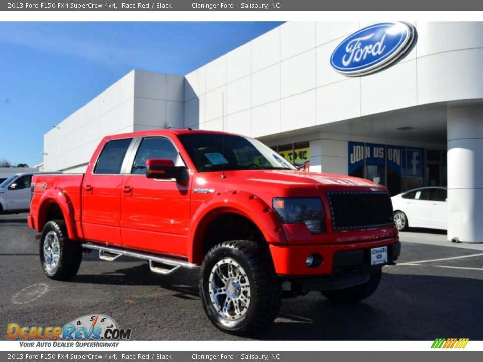 2013 Ford F150 FX4 SuperCrew 4x4 Race Red / Black Photo #1