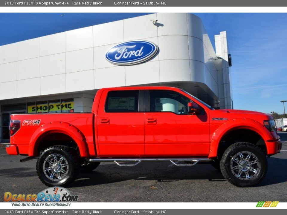 Race Red 2013 Ford F150 FX4 SuperCrew 4x4 Photo #2