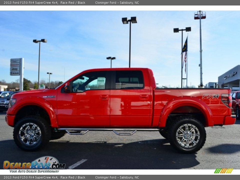 2013 Ford F150 FX4 SuperCrew 4x4 Race Red / Black Photo #5