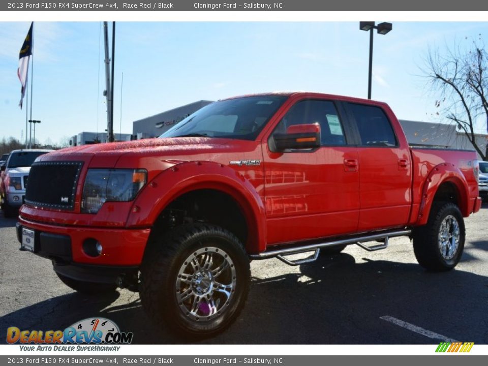 2013 Ford F150 FX4 SuperCrew 4x4 Race Red / Black Photo #6