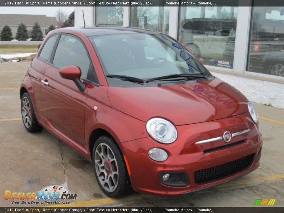 Front 3/4 View of 2012 Fiat 500 Sport Photo #3