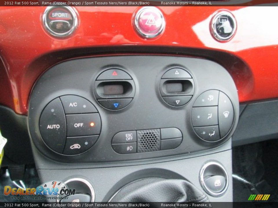 Controls of 2012 Fiat 500 Sport Photo #13