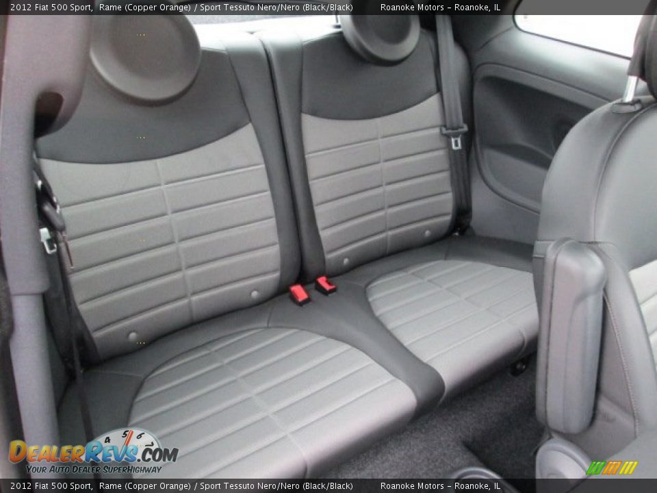 Rear Seat of 2012 Fiat 500 Sport Photo #24