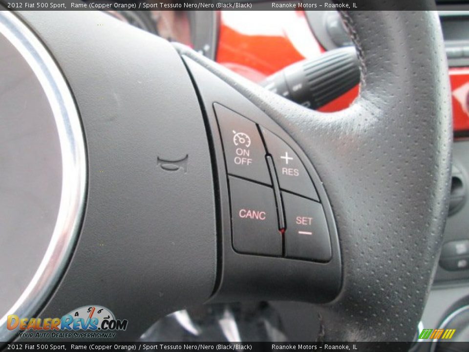 Controls of 2012 Fiat 500 Sport Photo #31