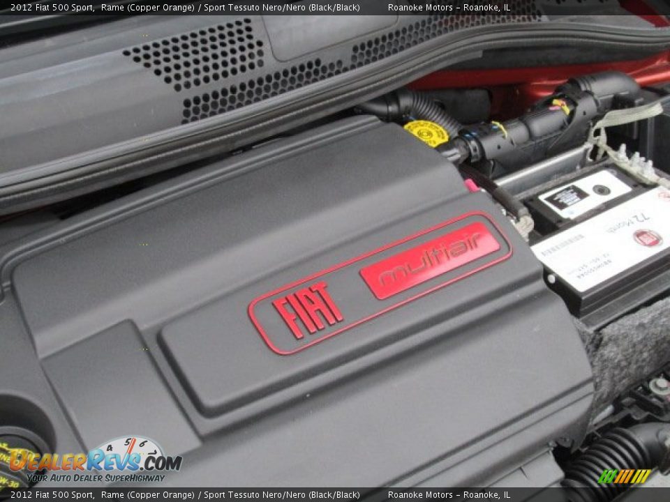 2012 Fiat 500 Sport 1.4 Liter SOHC 16-Valve MultiAir 4 Cylinder Engine Photo #33
