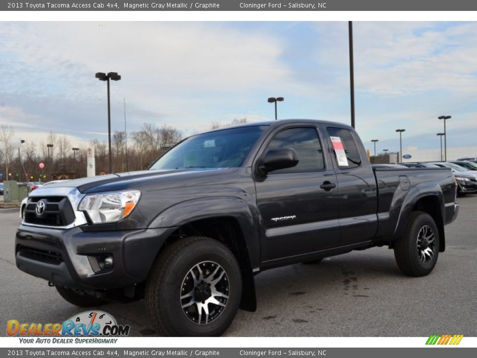 2013 Toyota Tacoma Access Cab 4x4 Magnetic Gray Metallic / Graphite Photo #1