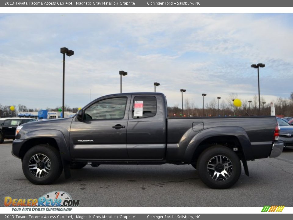 2013 Toyota Tacoma Access Cab 4x4 Magnetic Gray Metallic / Graphite Photo #2