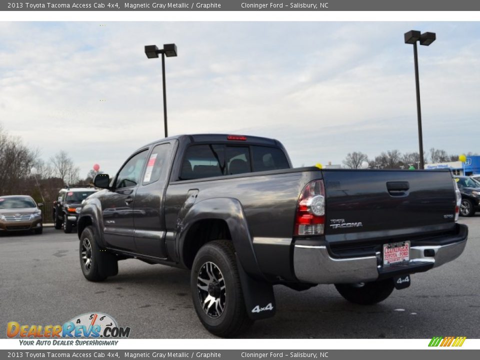 2013 Toyota Tacoma Access Cab 4x4 Magnetic Gray Metallic / Graphite Photo #3