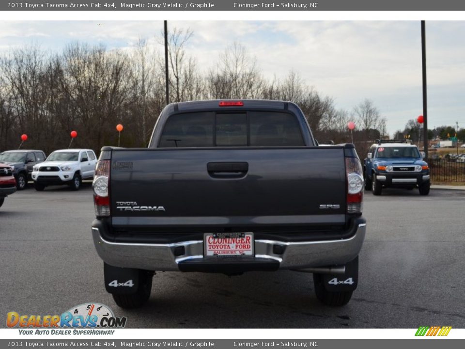 2013 Toyota Tacoma Access Cab 4x4 Magnetic Gray Metallic / Graphite Photo #4