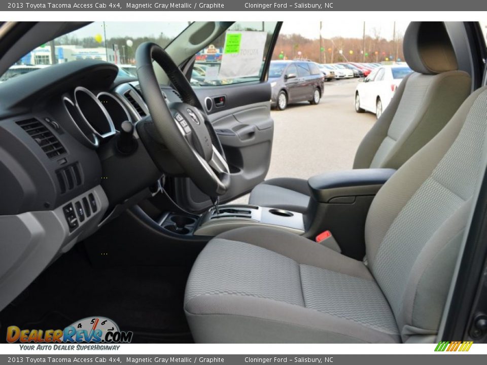 2013 Toyota Tacoma Access Cab 4x4 Magnetic Gray Metallic / Graphite Photo #10