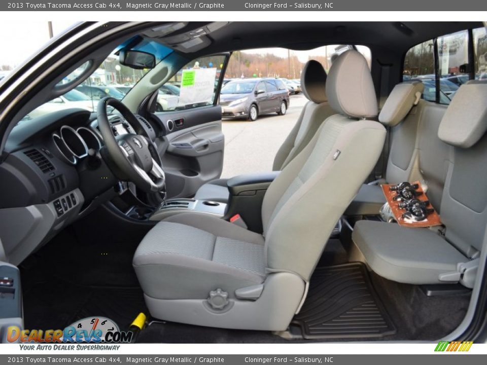 2013 Toyota Tacoma Access Cab 4x4 Magnetic Gray Metallic / Graphite Photo #12