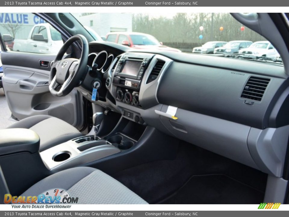 2013 Toyota Tacoma Access Cab 4x4 Magnetic Gray Metallic / Graphite Photo #15