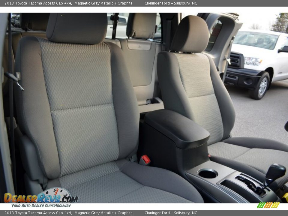 2013 Toyota Tacoma Access Cab 4x4 Magnetic Gray Metallic / Graphite Photo #17