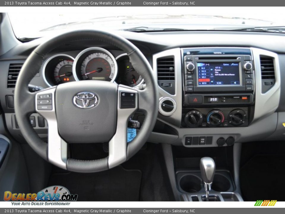 2013 Toyota Tacoma Access Cab 4x4 Magnetic Gray Metallic / Graphite Photo #21