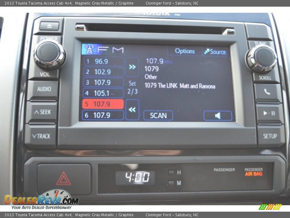 2013 Toyota Tacoma Access Cab 4x4 Magnetic Gray Metallic / Graphite Photo #29