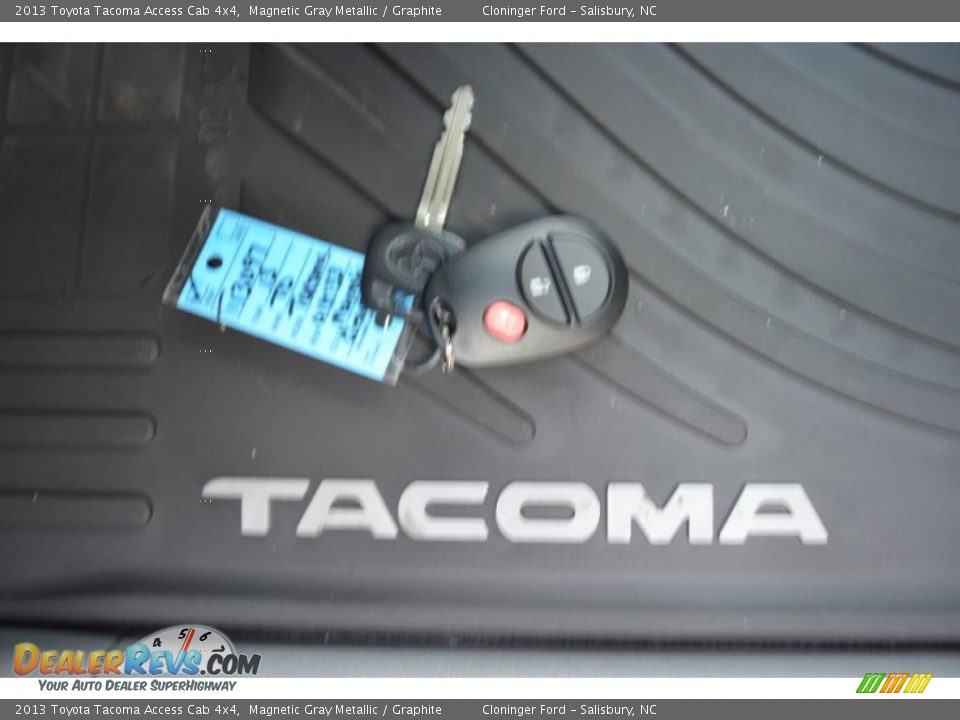 2013 Toyota Tacoma Access Cab 4x4 Magnetic Gray Metallic / Graphite Photo #34
