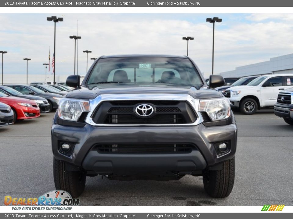 2013 Toyota Tacoma Access Cab 4x4 Magnetic Gray Metallic / Graphite Photo #35