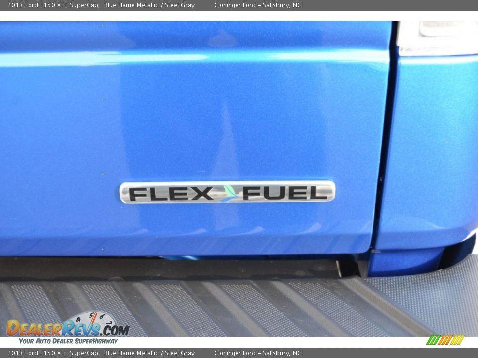 2013 Ford F150 XLT SuperCab Blue Flame Metallic / Steel Gray Photo #17
