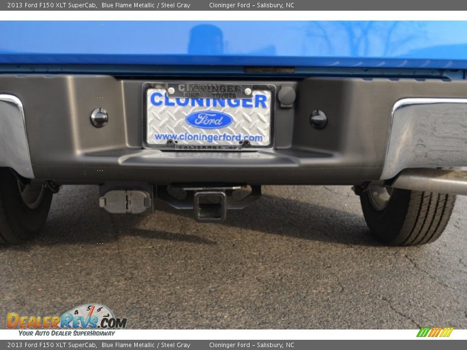 2013 Ford F150 XLT SuperCab Blue Flame Metallic / Steel Gray Photo #18