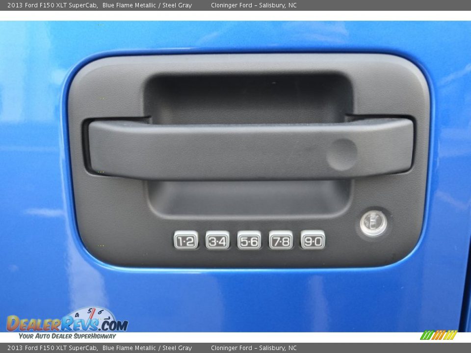2013 Ford F150 XLT SuperCab Blue Flame Metallic / Steel Gray Photo #25