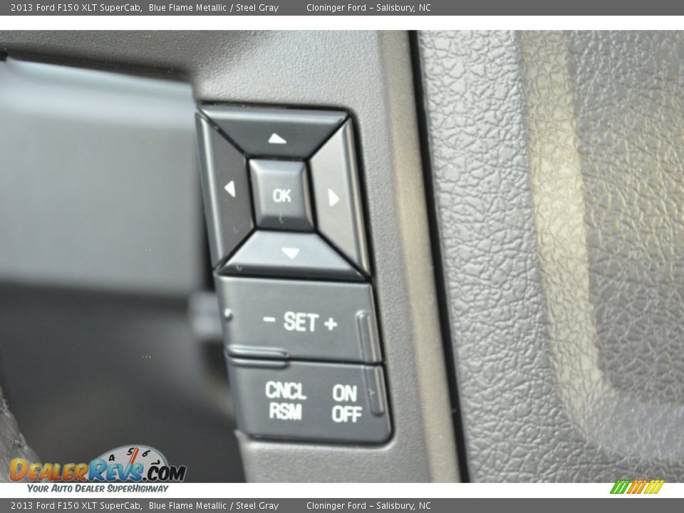 2013 Ford F150 XLT SuperCab Blue Flame Metallic / Steel Gray Photo #28