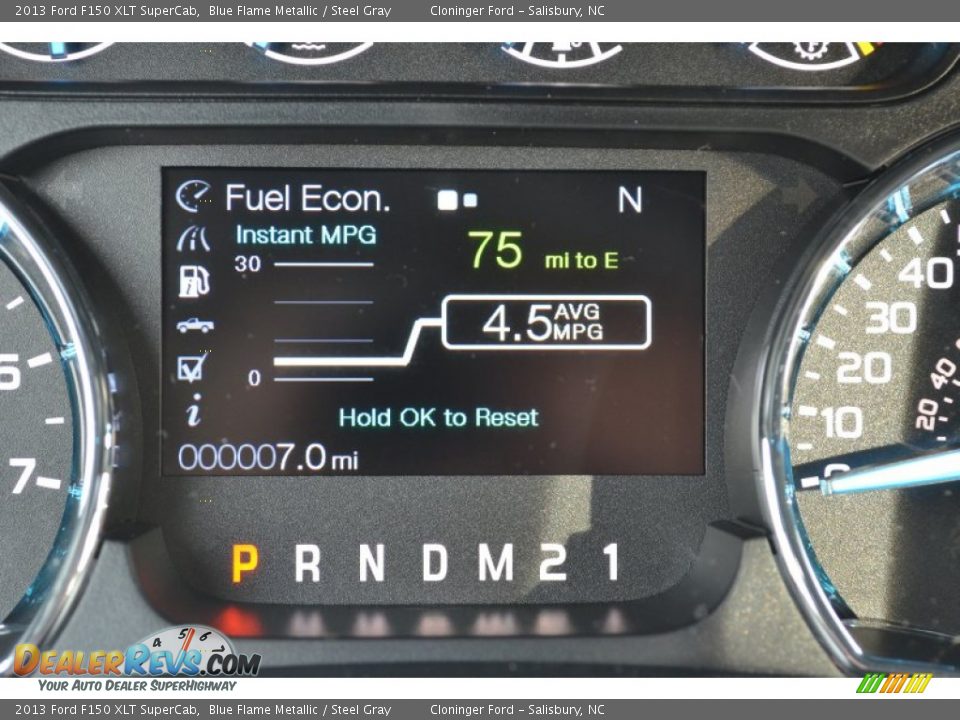 2013 Ford F150 XLT SuperCab Blue Flame Metallic / Steel Gray Photo #29