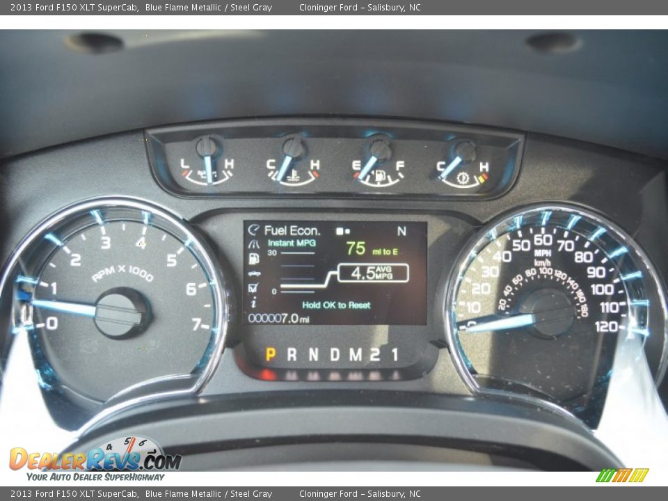 2013 Ford F150 XLT SuperCab Gauges Photo #30