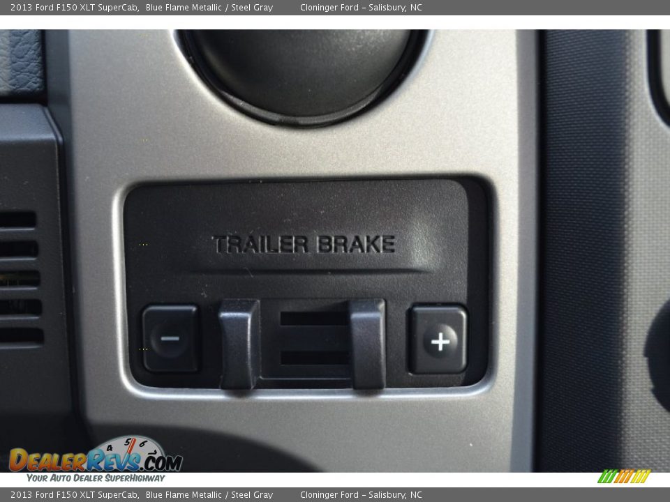 2013 Ford F150 XLT SuperCab Blue Flame Metallic / Steel Gray Photo #33