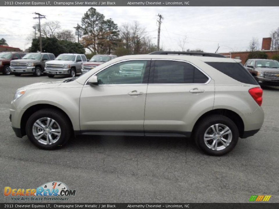 2013 Chevrolet Equinox LT Champagne Silver Metallic / Jet Black Photo #3