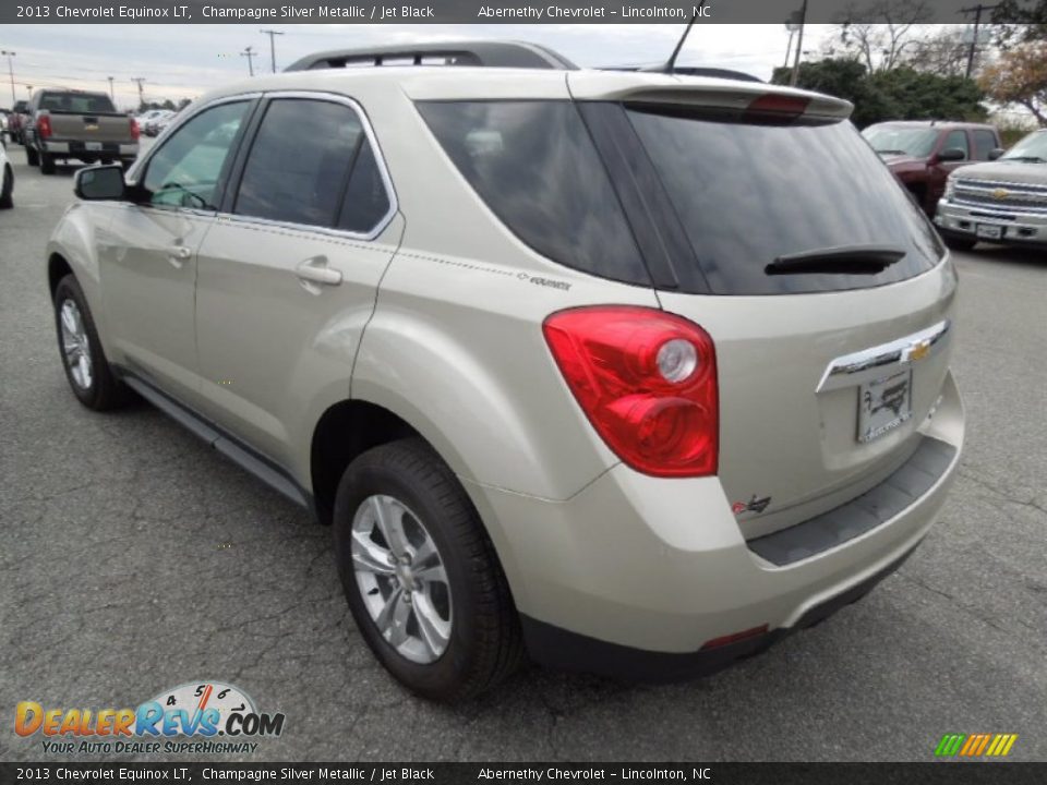 2013 Chevrolet Equinox LT Champagne Silver Metallic / Jet Black Photo #4