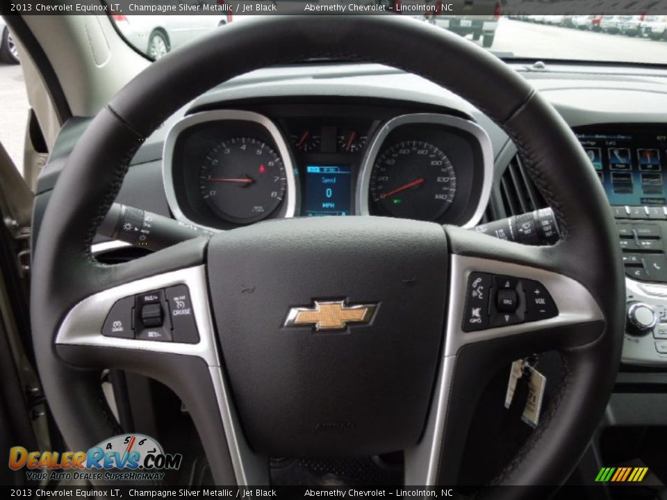 2013 Chevrolet Equinox LT Champagne Silver Metallic / Jet Black Photo #15