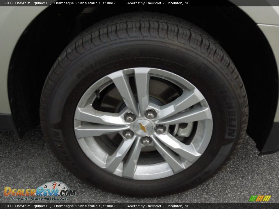 2013 Chevrolet Equinox LT Champagne Silver Metallic / Jet Black Photo #21