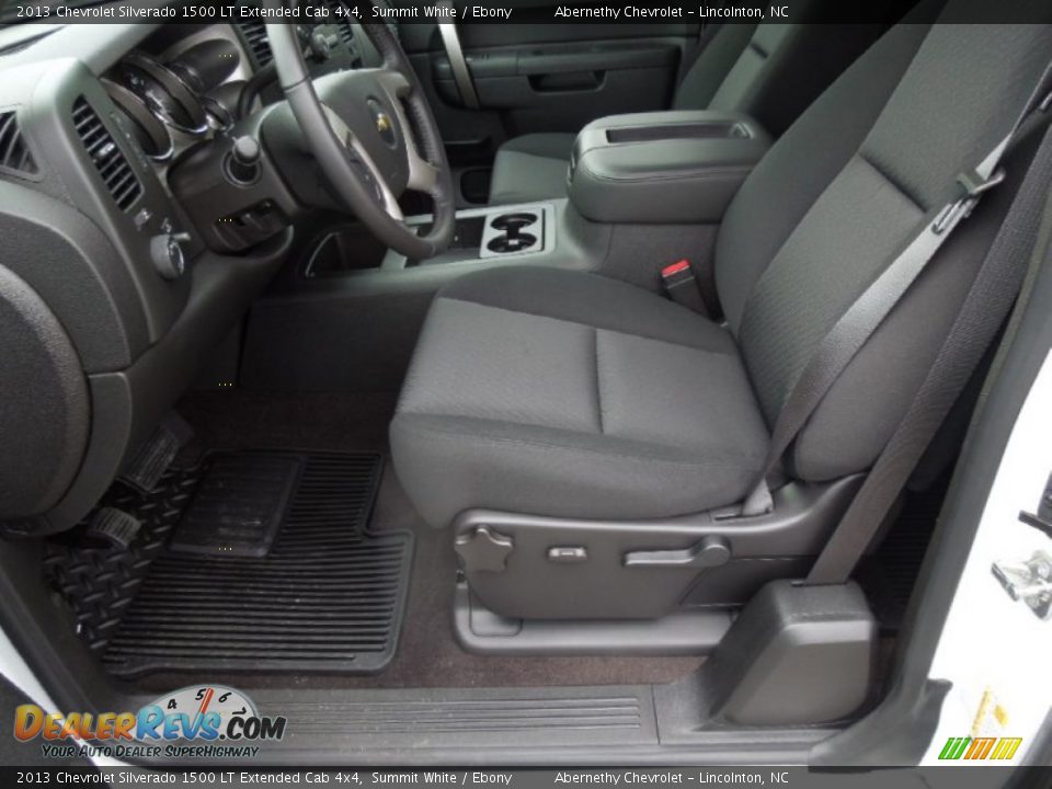 2013 Chevrolet Silverado 1500 LT Extended Cab 4x4 Summit White / Ebony Photo #8