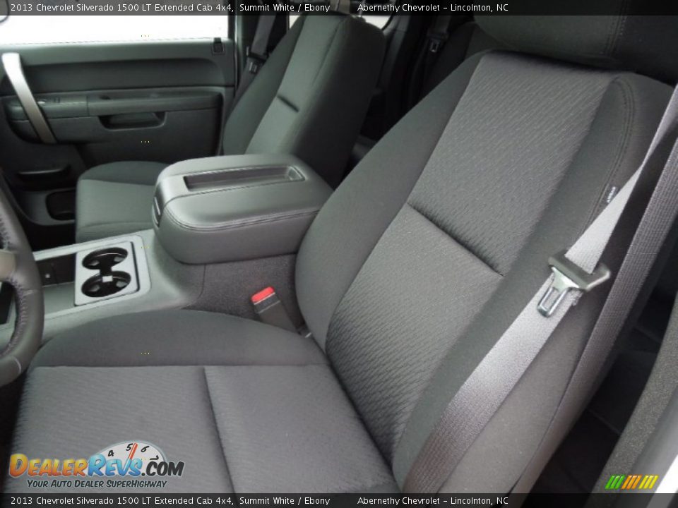 2013 Chevrolet Silverado 1500 LT Extended Cab 4x4 Summit White / Ebony Photo #9