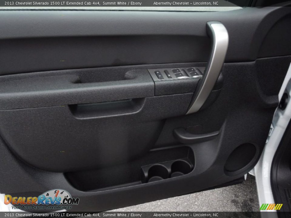 2013 Chevrolet Silverado 1500 LT Extended Cab 4x4 Summit White / Ebony Photo #10