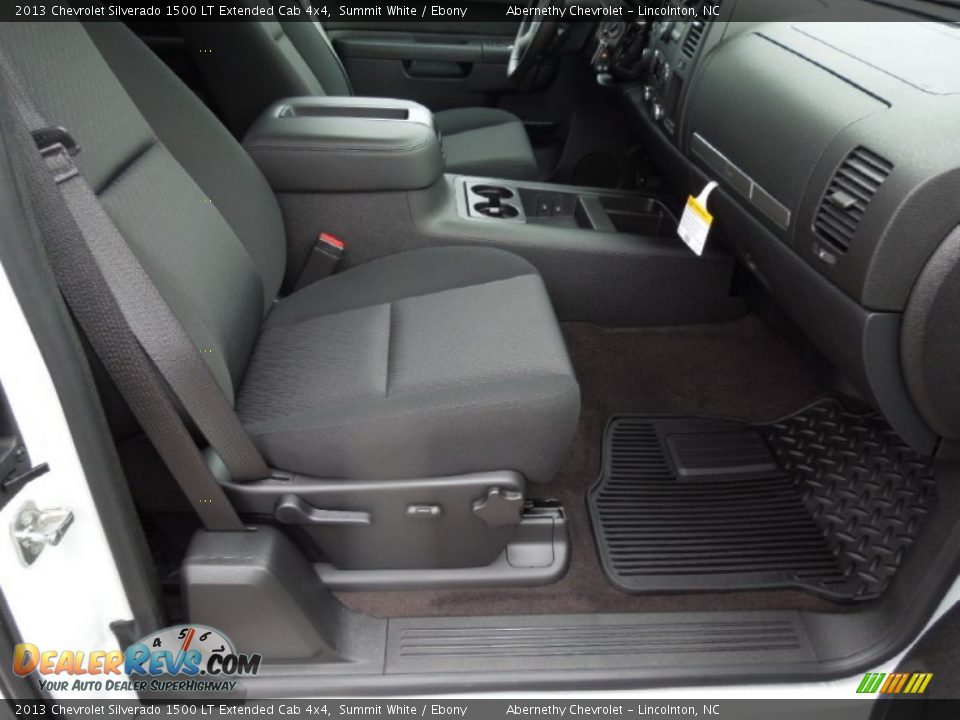 2013 Chevrolet Silverado 1500 LT Extended Cab 4x4 Summit White / Ebony Photo #15