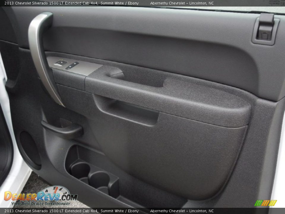 2013 Chevrolet Silverado 1500 LT Extended Cab 4x4 Summit White / Ebony Photo #16